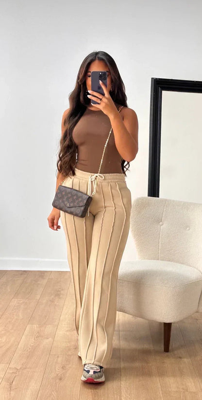 Athena - Pantalon de Jogging Rayé pour Femmes