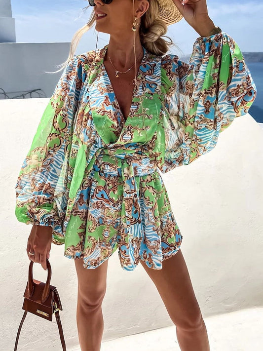 Top de plage et pantalon Ensemble deux pièces