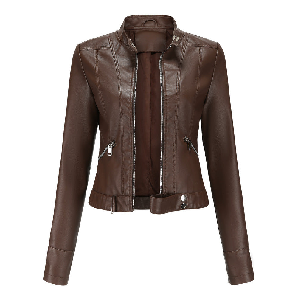 Veste en cuir stylée pour femmes - Grizel