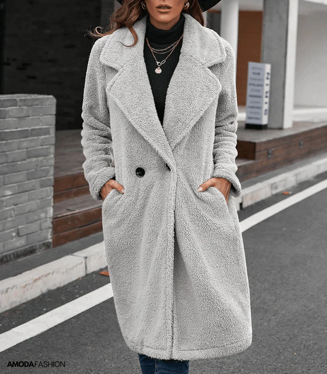 Eden - manteau d'hiver en peluche