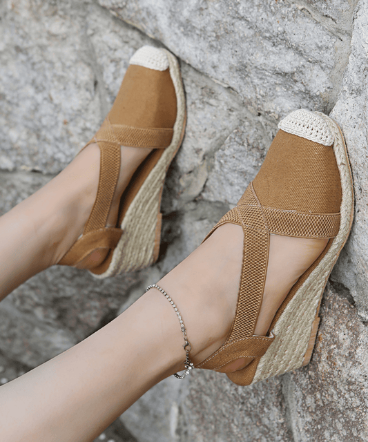 Fenne | Espadrilles en toile à bride de cheville