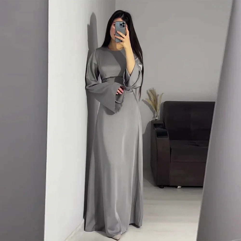 Aria - Robes longues en satin pour femmes