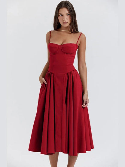 Florence -Élégante robe sans manches