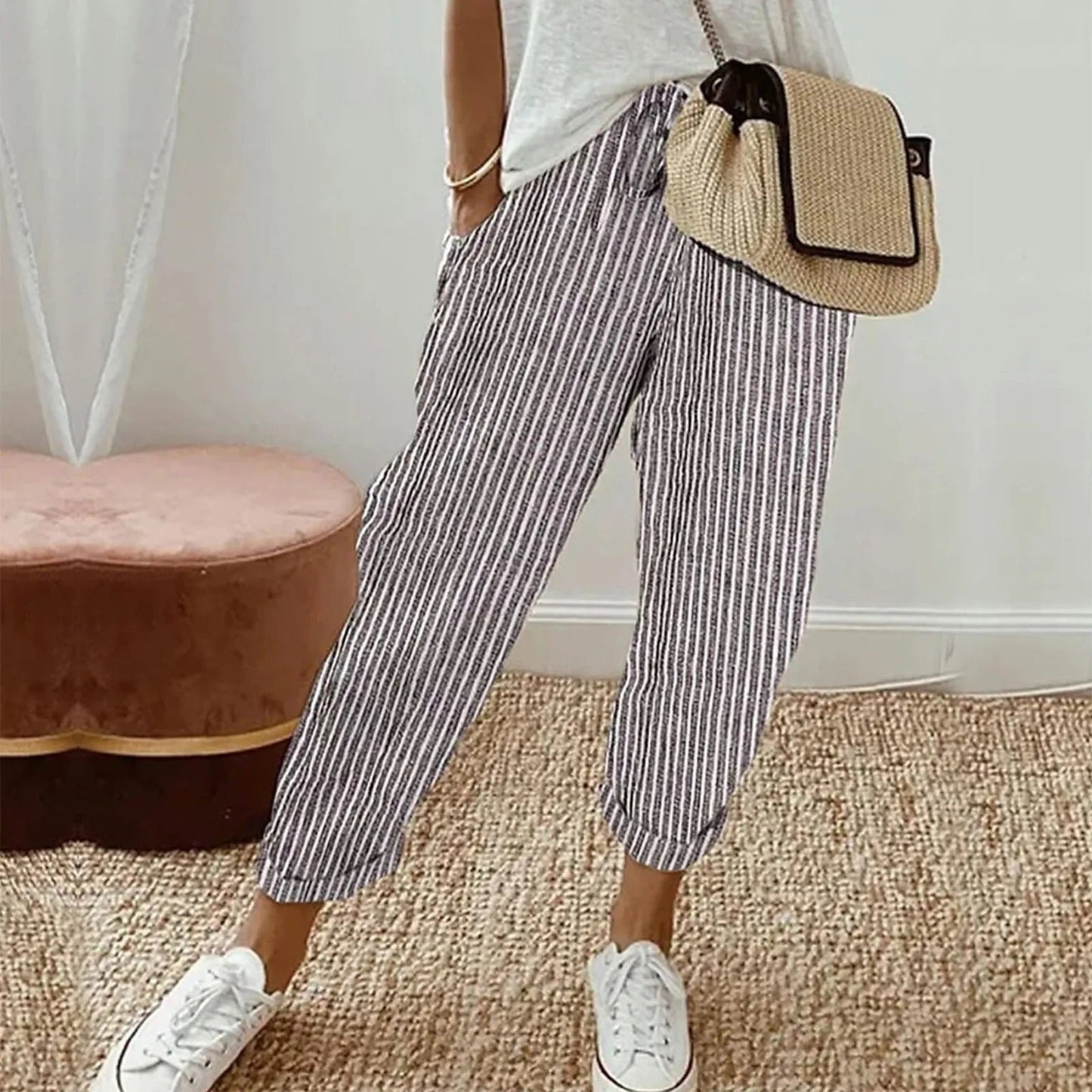 pantalon à cordon