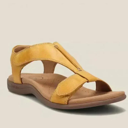 Katie - sandales d'été réglables en cuir avec soutien de la voûte plantaire