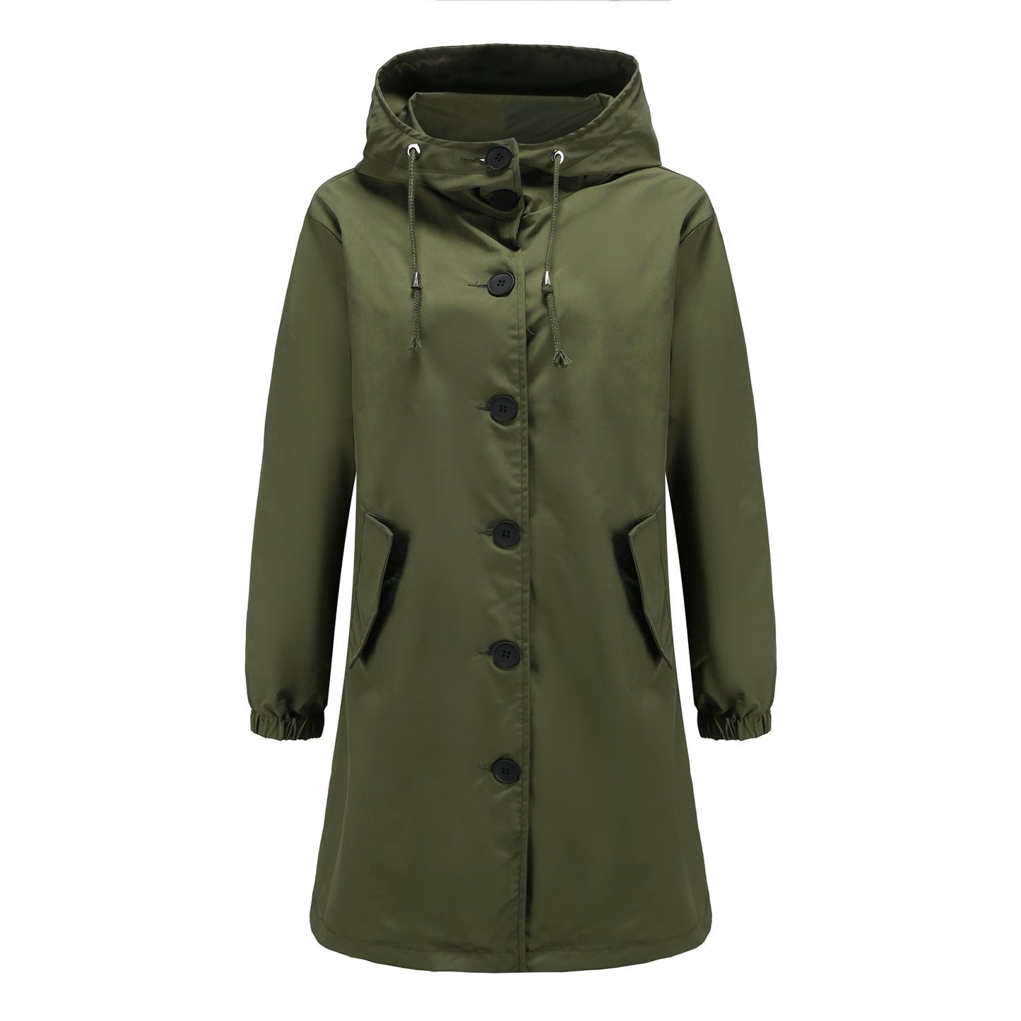 Veste imperméable décontractée pour l'extérieur avec capuche pour femmes | Idéale pour les activités de plein air