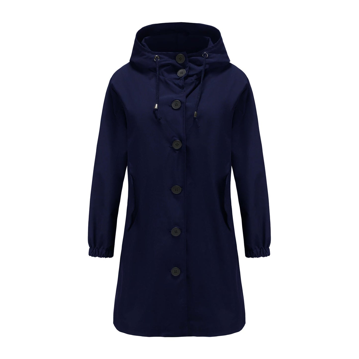 Veste imperméable décontractée pour l'extérieur avec capuche pour femmes | Idéale pour les activités de plein air