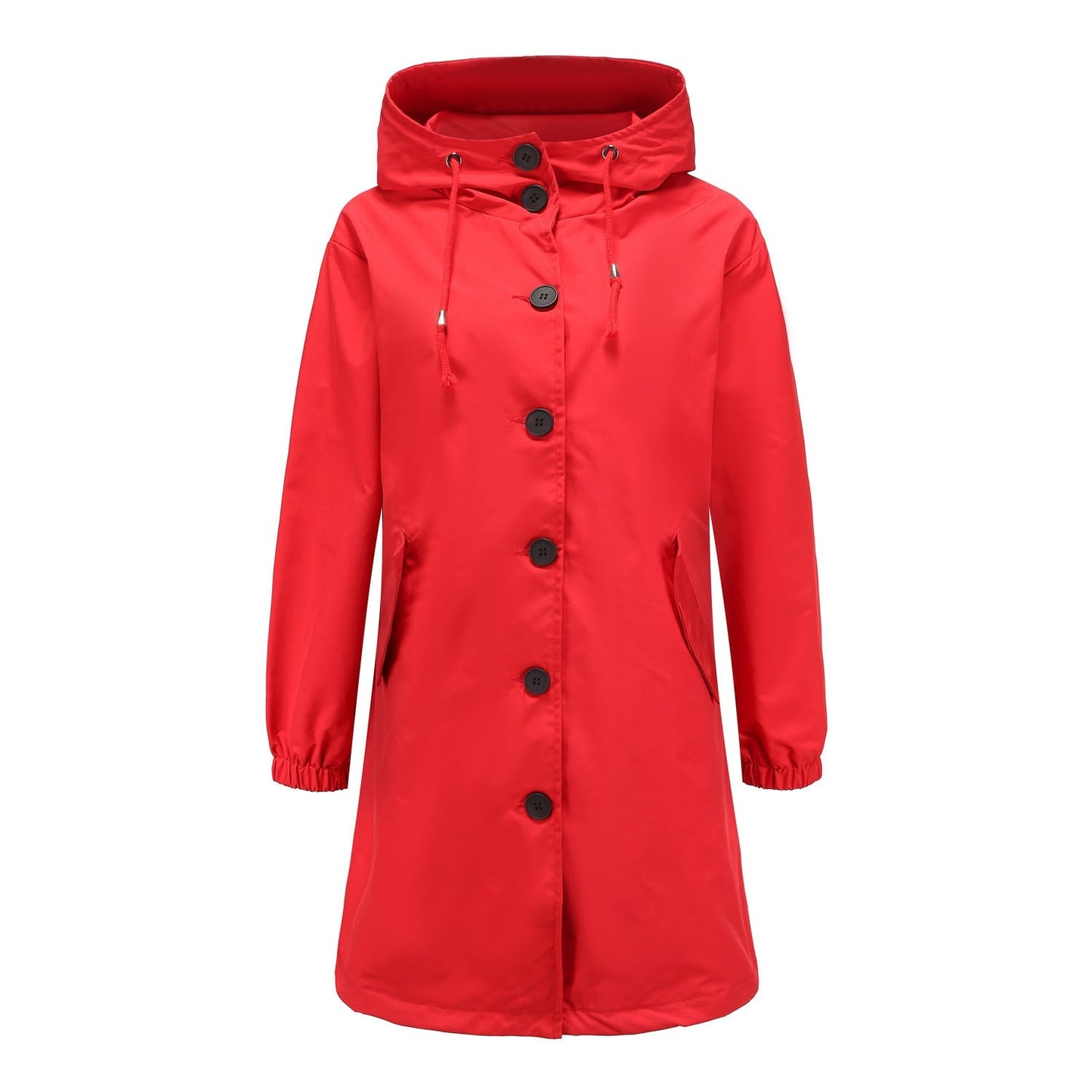 Veste imperméable décontractée pour l'extérieur avec capuche pour femmes | Idéale pour les activités de plein air