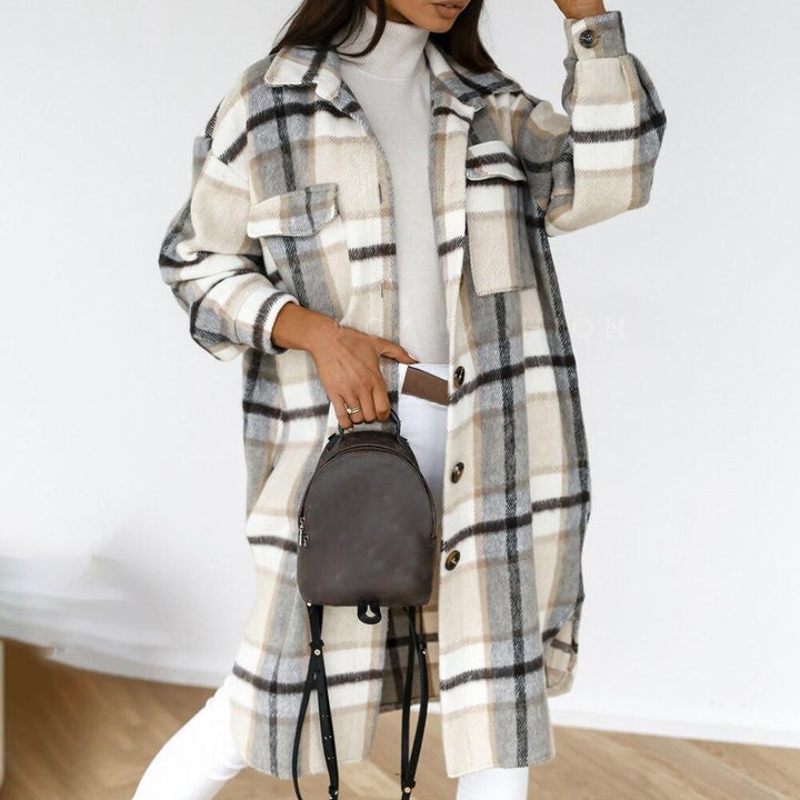 Kelsy - veste à carreaux pour femmes