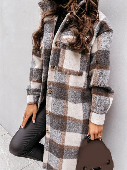 Kelsy - veste à carreaux pour femmes