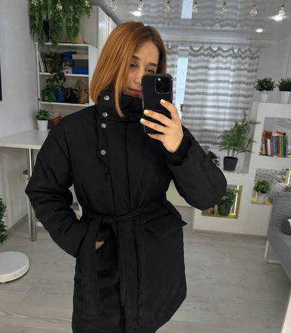 Veste de bureau bouffante avec ceinture - Zuzanna