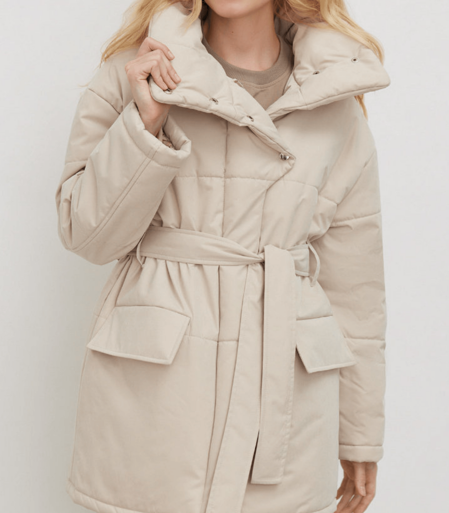 Veste de bureau bouffante avec ceinture - Zuzanna
