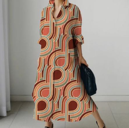 Nancy - Robe chemise élégante pour femmes