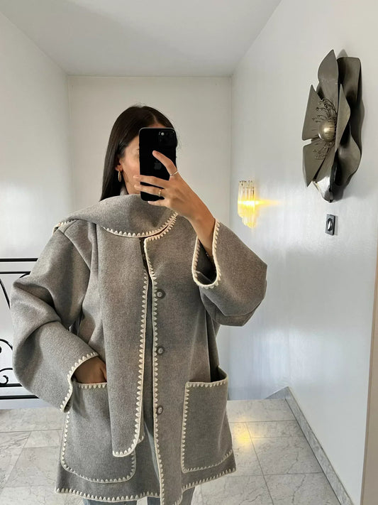 Aaliah | Einzigartige Jacke und Halstuch in einem !