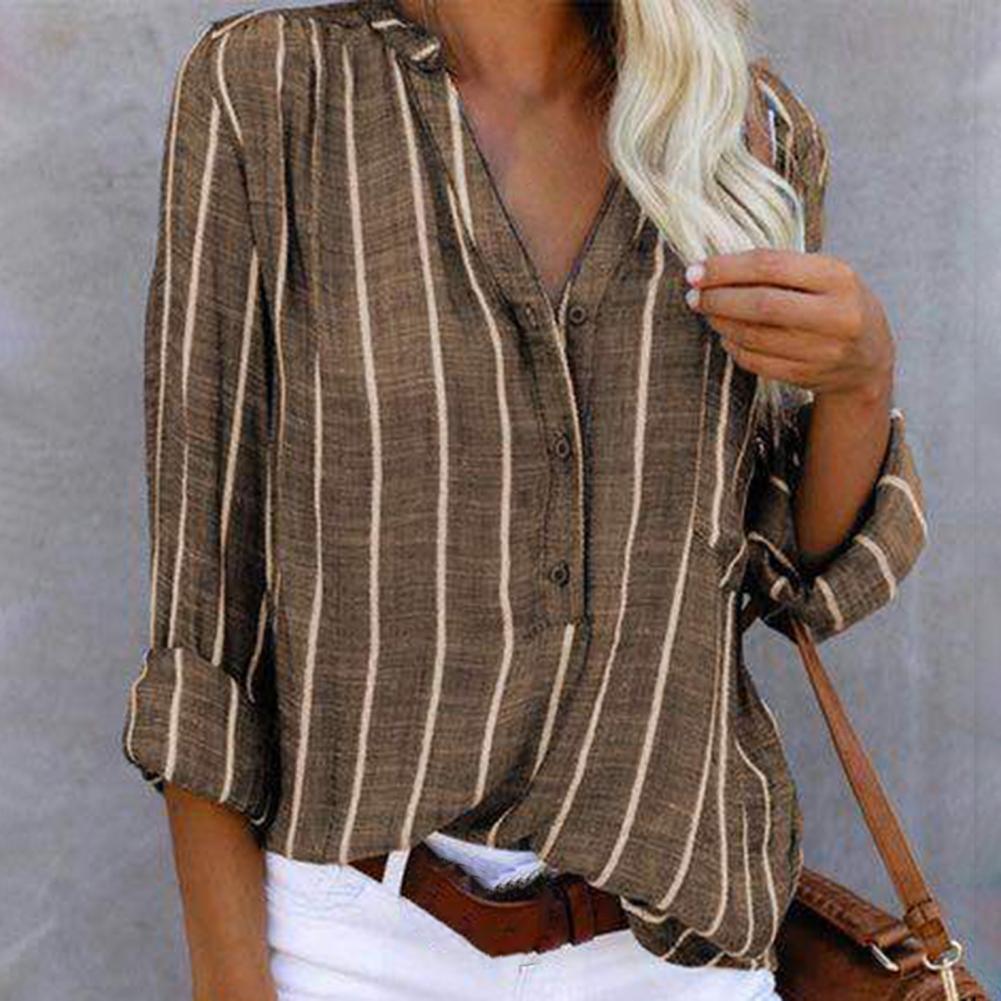 PENY | Chemise à rayures iconiques avec fermeture à boutons