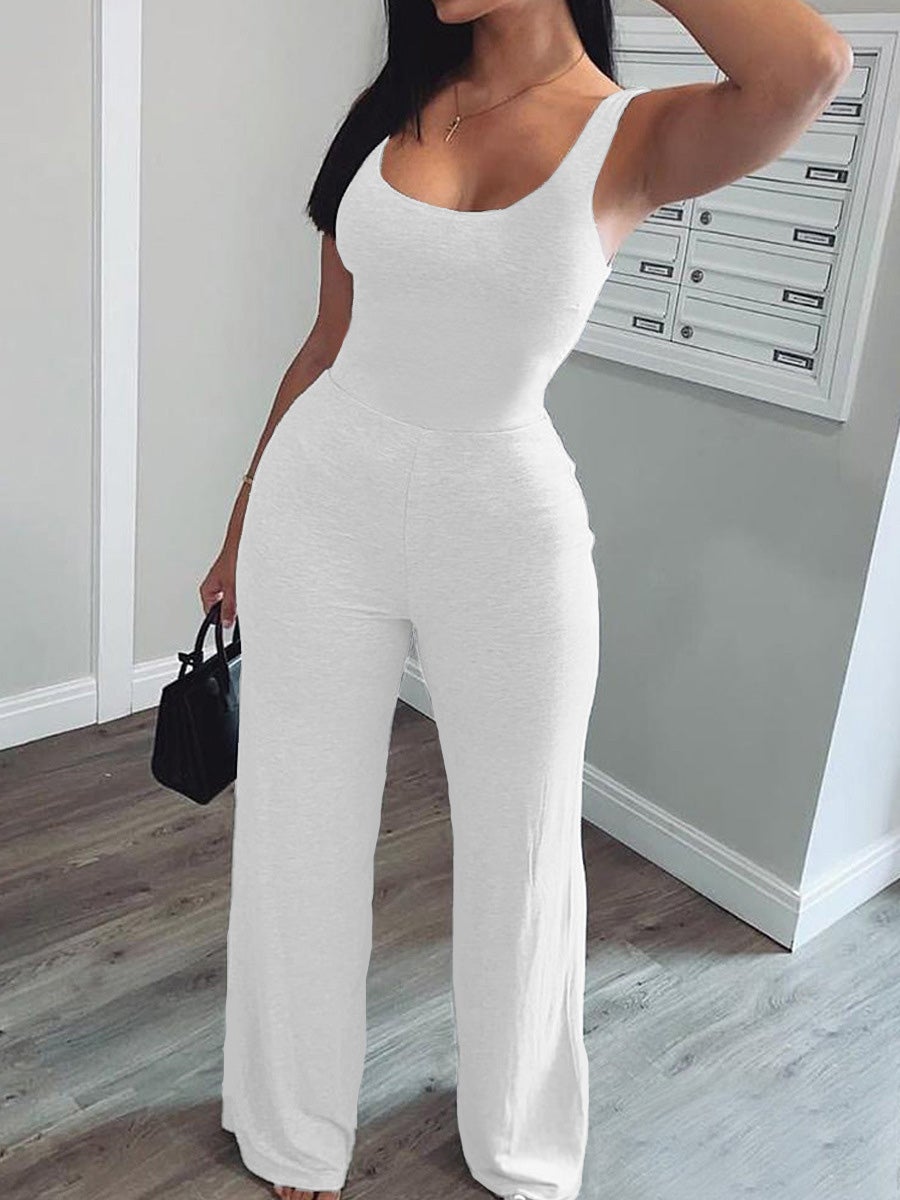 Leisure Vest Sport Flared Jumpsuit (combinaison évasée de sport)