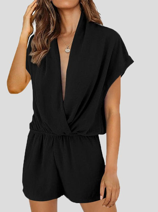 Combinaison décontractée  Deep V-neck crossover pocket