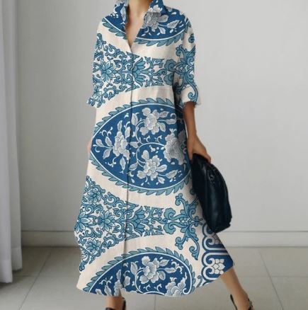 Mabel - Robe imprimée pour femme
